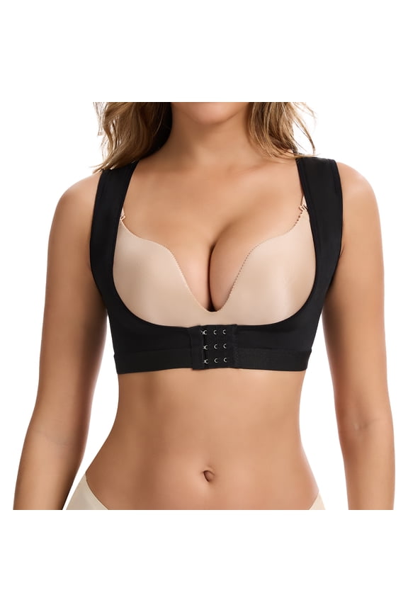 Chest Brace Up for Women Posture Corrector Bra Back Shaper Top Back Straightener Push Up Bras