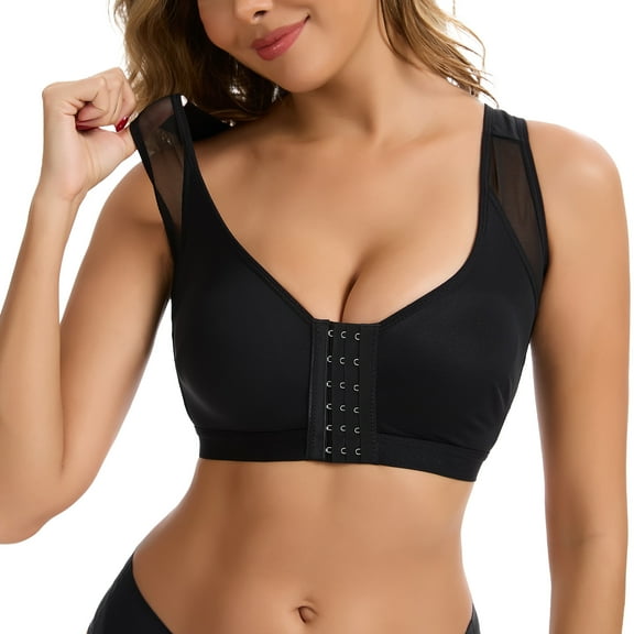 Joyshaper Mastectomy Bras for Women Front Closure Post Surgery Compression Bras Breast Augmentation Mastectomy Bra