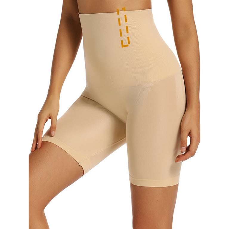 Joyshaper Shapewear Shorts for Women Tummy Control Body Shaper Thigh  Slimmer Butt Lifter Panties(Beige-2X/Firm Control)
