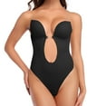 thumbnail image 1 of Joyshaper Women Tummy Control Backless Bodysuit Plunging Deep V-Neck Strapless Bodysuit, 1 of 6