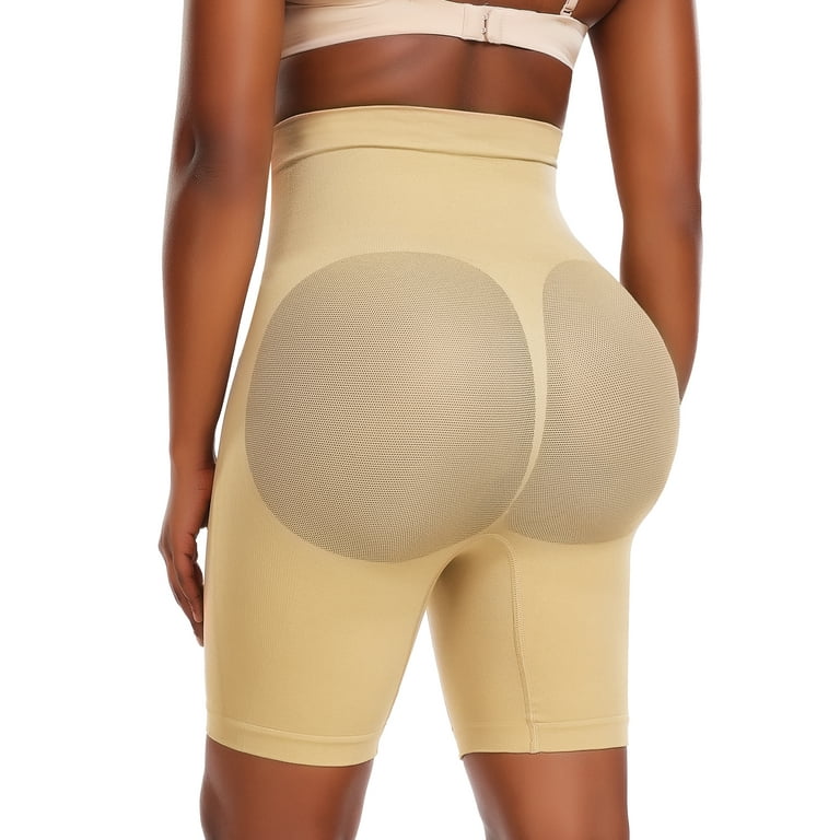Joyshaper Women's High Waisted Butt Lifter Shorts Shapewear for Women Thigh  Slimming Body Shaper (S-XL)