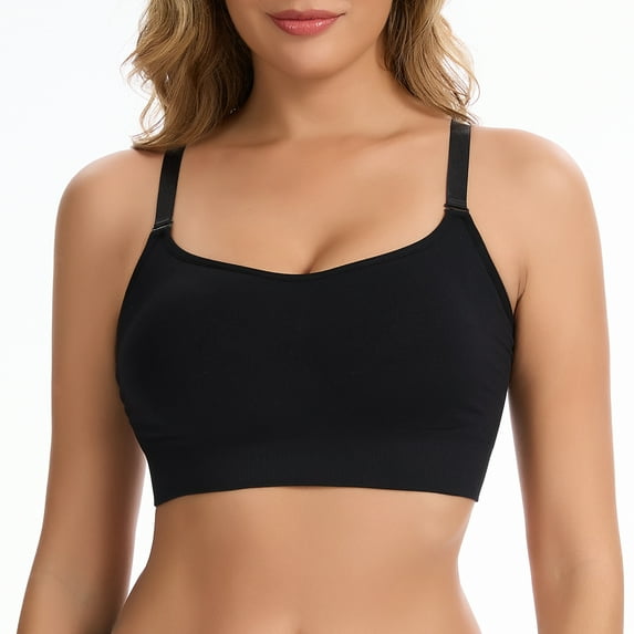 Joyshaper Women's Seamless Bra No Underwire Comfort Push Up Bras Full Coverage Sport Everyday Bra