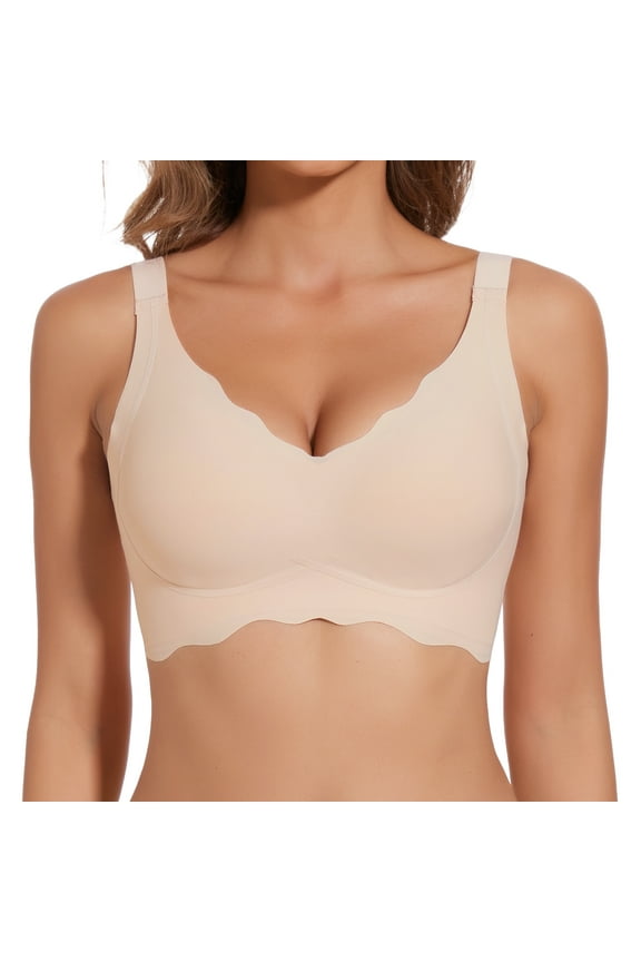 Women's Seamless Bras No Underwire Comfort Seamless Bra Full Coverage Everyday Bra