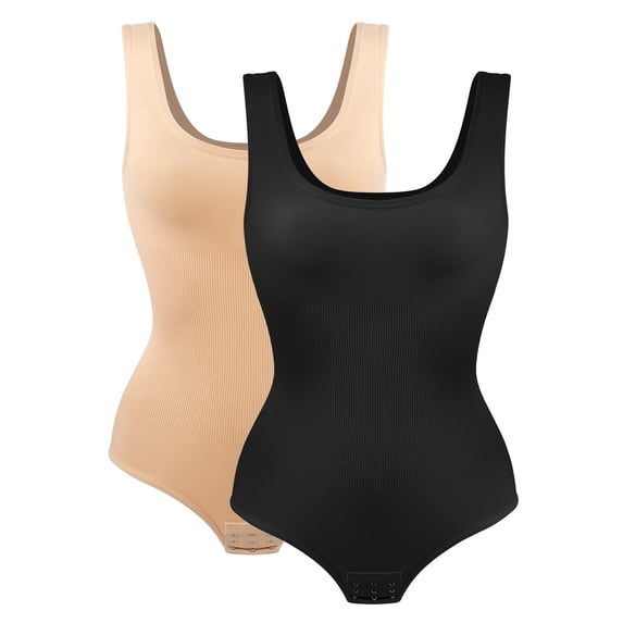 Joyshaper Womens Shapewear Bodysuit with Bra Tummy Control Body Shaper Tank Tops Butt Lift Underwear