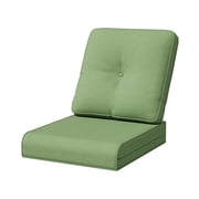 Joyside Outdoor Chair Cushions, 22x25/22x21 Inch Patio Furniture Cushions, Deep Seat Cushions, Water Resistant, Thick Replacement Cushions for Sofa and Seat, Green