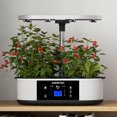 thumbnail image 1 of Joyspirit Complete 12-Pod Indoor Hydroponic Growing System with App Control, 30W 120 LED Grow Light, and Silent Pump, Ideal for Home Gardening and Plant Growth,White, 1 of 8