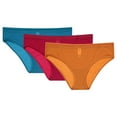 thumbnail image 1 of Joyspun Women's Micro Hipster Panties, 3-Pack, Sizes XS-3XL, 1 of 2