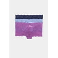 thumbnail image 1 of Joyspun Boyshorts with Scalloped Lace, 3-Pack, Sizes XS-3XL, 1 of 5