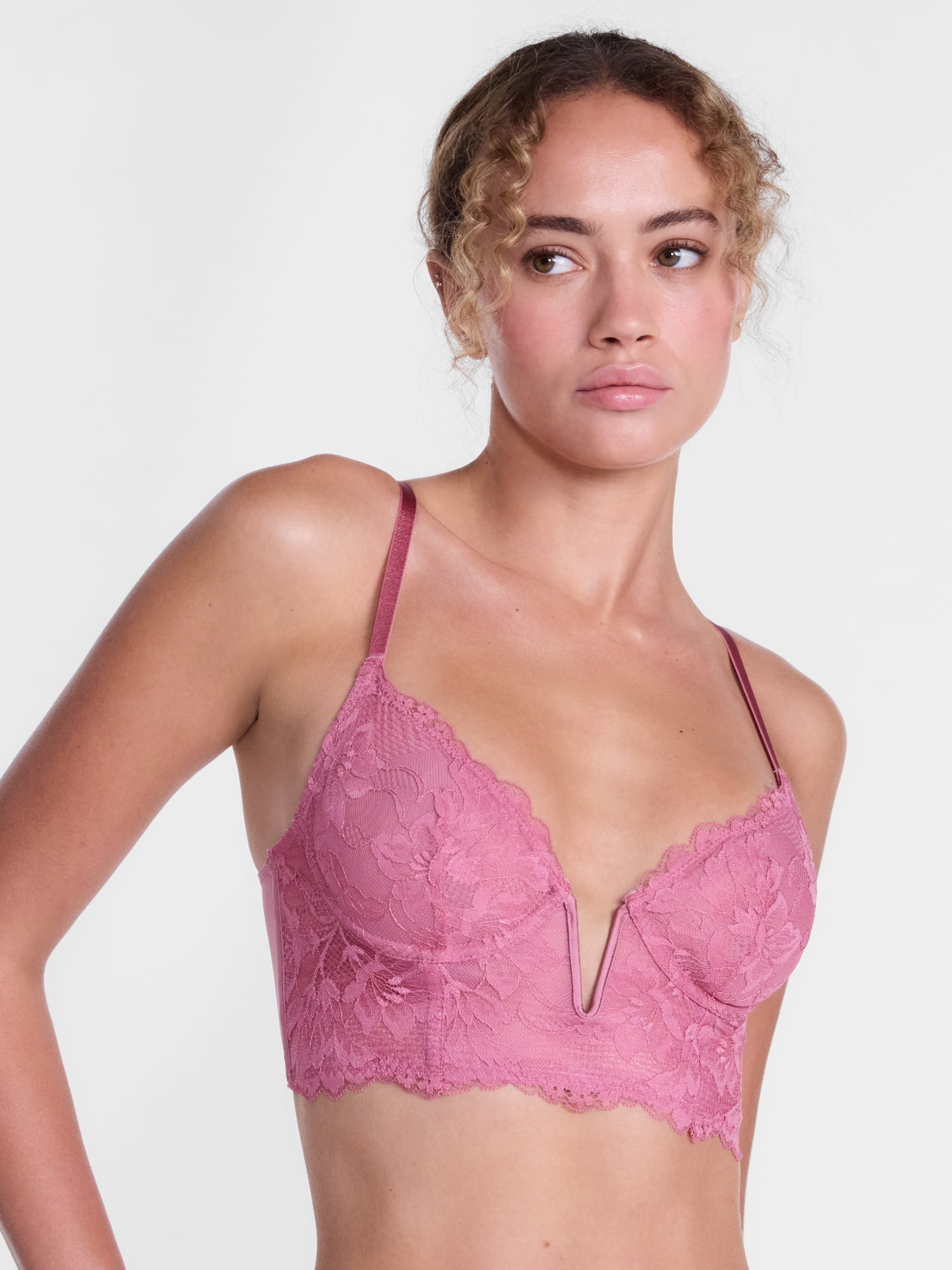 Joyspun Lace Long Line Bra, Size S-XXXL