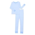thumbnail image 1 of Joyspun Girls Mommy-Daughter Family Matching Cotton Tight Fit Pajama Set, 2-Piece, Sizes 6-12, 1 of 3