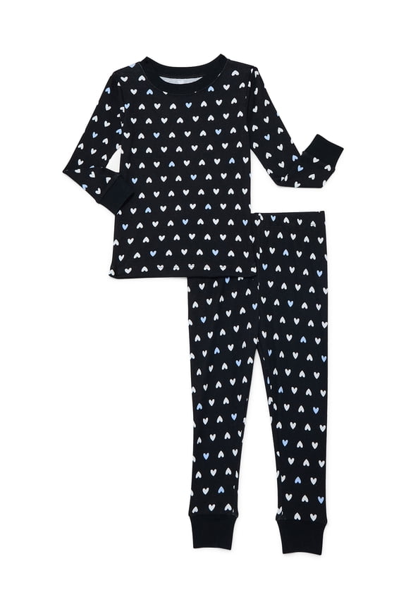 Toddlers' Family Matching Cotton Tight Fit Pajama Set, 2-Piece, Sizes 2T-5T