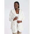 thumbnail image 1 of Joyspun Women’s Plush Sleep Cardigan, Size XS-3XL, 1 of 6