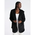 thumbnail image 1 of Joyspun Women’s Plush Sleep Cardigan, Size XS-3XL, 1 of 6