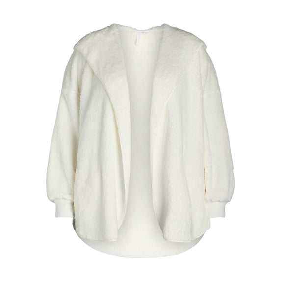 Joyspun Women's Plush Sleep Cardigan, Sizes XS-3XL