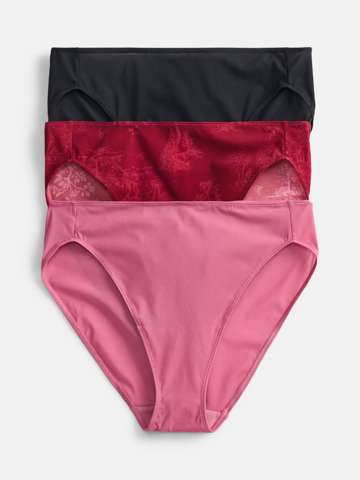 Joyspun Silky Cheeky/Hi Cut Bikini, Size S-XXXL