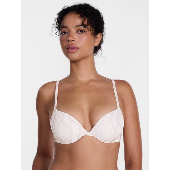 Joyspun Silky Mesh Push Up Bra, Size 34B-40C