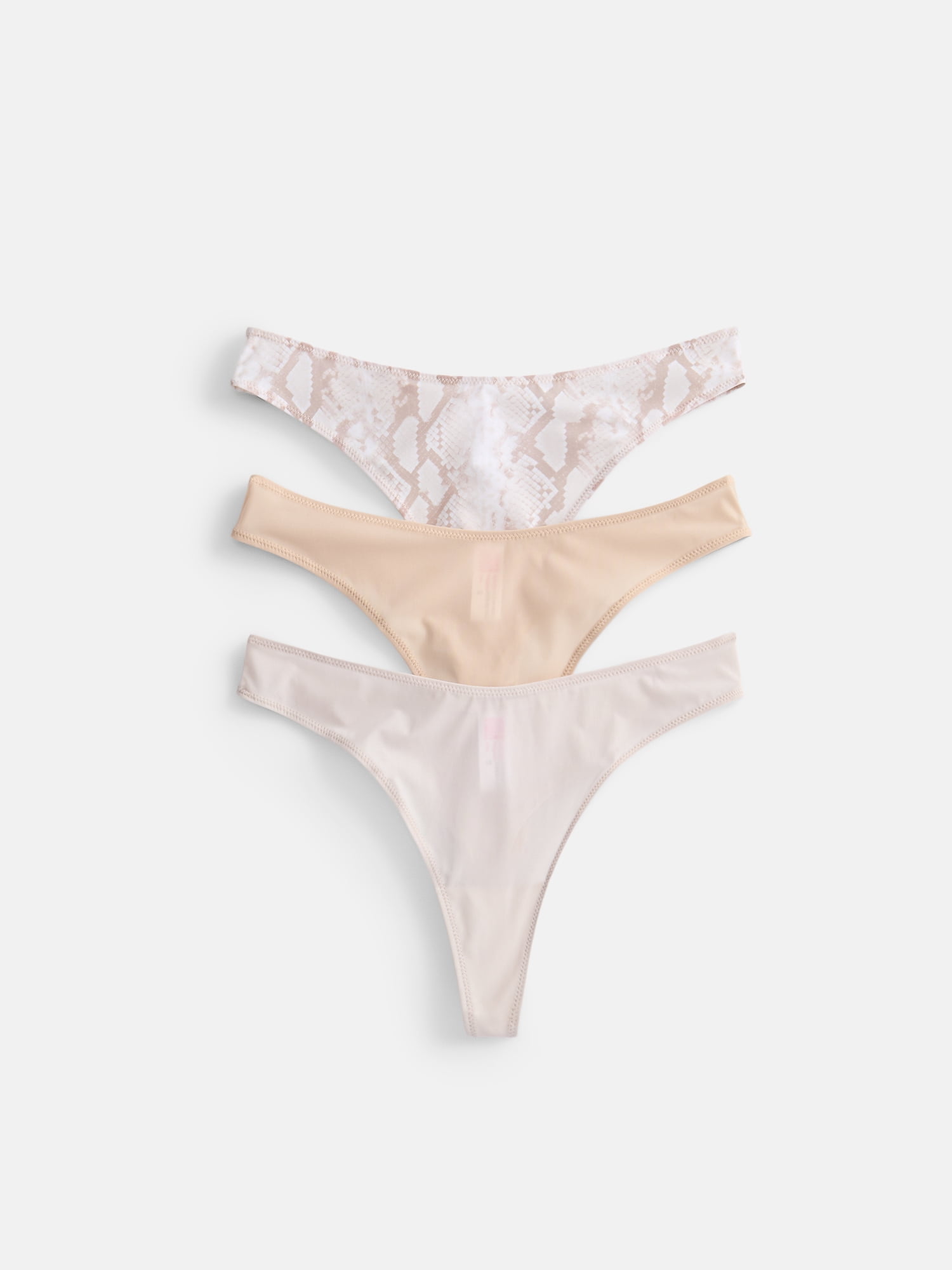 Joyspun Silky Mesh Thong, 3-Pack, Size S-XXXL