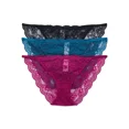 thumbnail image 1 of Joyspun String Bikini Panties with Scalloped Lace, 3-Pack, Sizes XS-3XL, 1 of 3