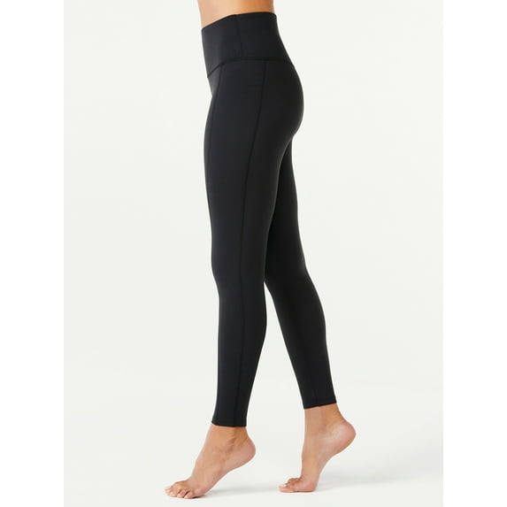 Joyspun Women's 7/8 Solid Tight-Legging, Sizes S to 2XL