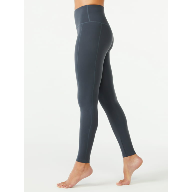 INTRO. Tummy Control High Waist Legging Pull-On Cotton Spandx Legging  Heather Grey Size Small : : Clothing, Shoes & Accessories