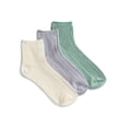 thumbnail image 1 of Joyspun Women’s Ankle Elevated Dress Socks, 3-Pack, Shoe Sizes 4-10, 1 of 5