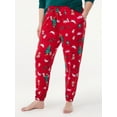 thumbnail image 1 of Joyspun Women's Brushed Hacci Knit Sleep Joggers, Sizes XS to 3X, 1 of 6
