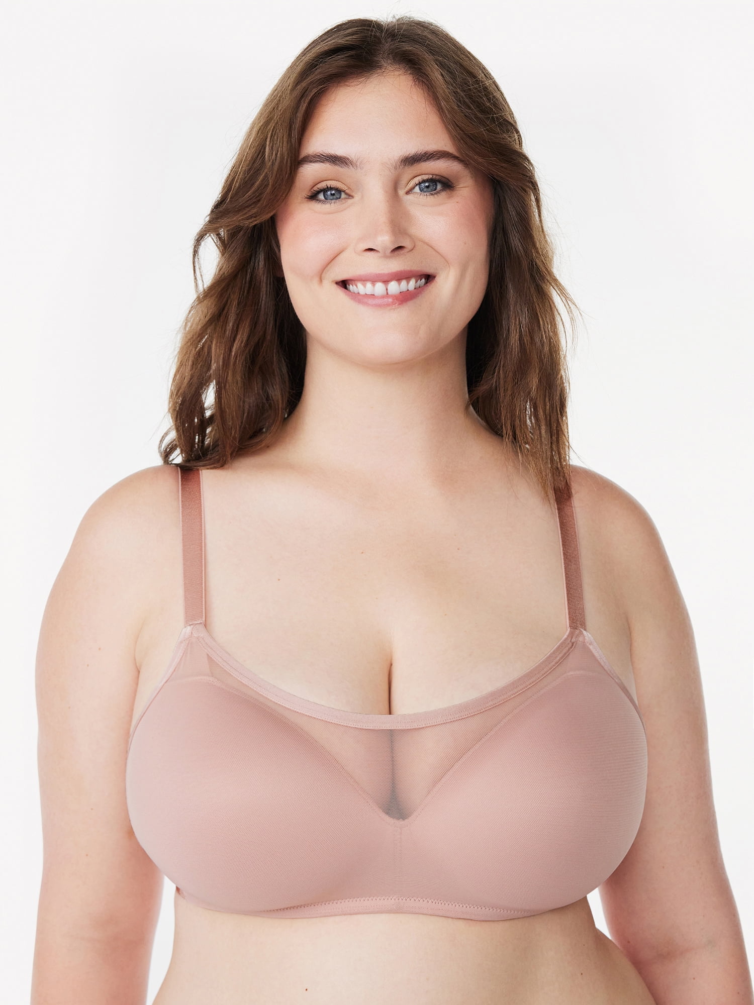 Shop Plus Size Wirefree Cooling Lounge Bra in Multi, Sizes 12-30