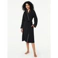 thumbnail image 1 of Joyspun Women's Cotton-Blend Wrap Robe with Long Sleeves, Sizes S-3X, 1 of 5