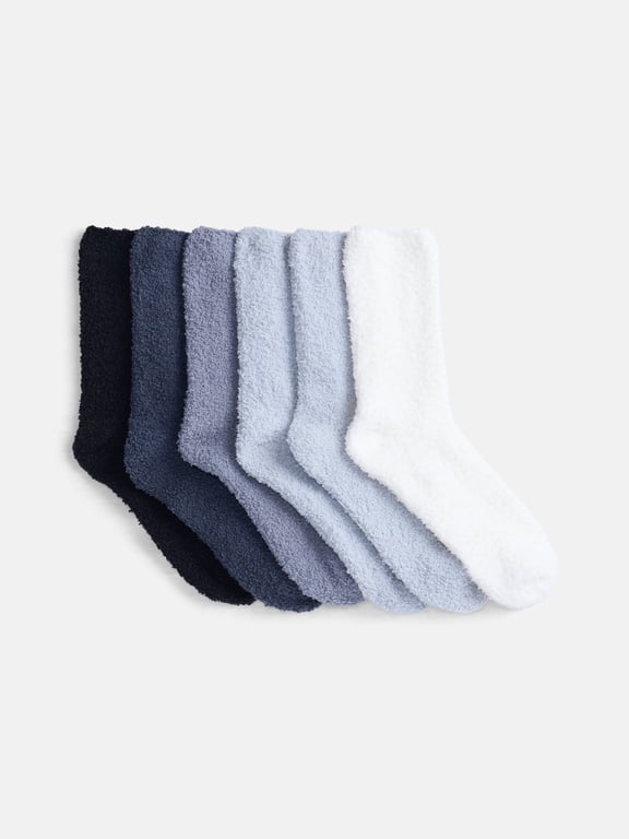 Women's Cozy Crew Socks, 6-Pack, Size 4-10
