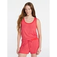 thumbnail image 1 of Joyspun Women's Cozy Lounge Collection Hacci Knit Sleep Tank Top, Sizes XS-3X, 1 of 6