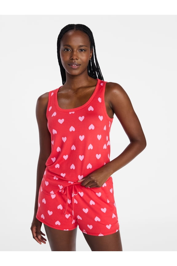 Women's Cozy Lounge Collection Hacci Knit Sleep Tank Top, Sizes XS-3X