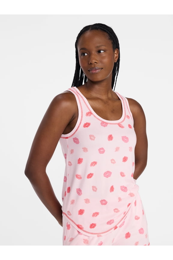 Women's Cozy Lounge Collection Hacci Knit Sleep Tank Top, Sizes XS-3X