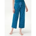 thumbnail image 1 of Joyspun Women's Cropped Knit Sleep Pants, Sizes S to 3X, 1 of 6