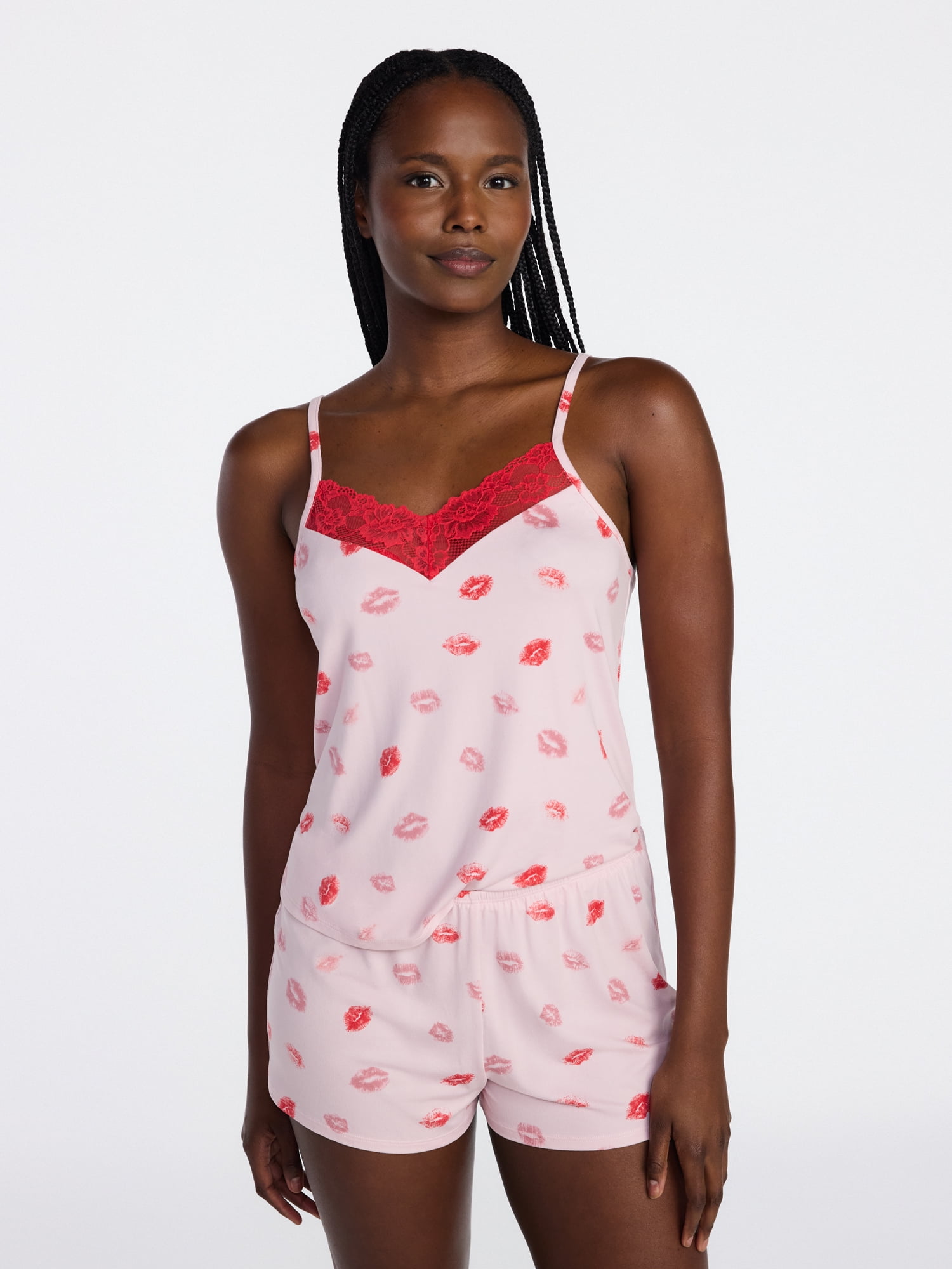 Joyspun Dreamy Soft Lace Front Knit Chemise – Cozy Comfort for All Sizes