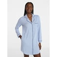 thumbnail image 1 of Joyspun Women's Dreamy Soft Collection Long Sleeve Sleepshirt, Sizes S-4X, 1 of 6