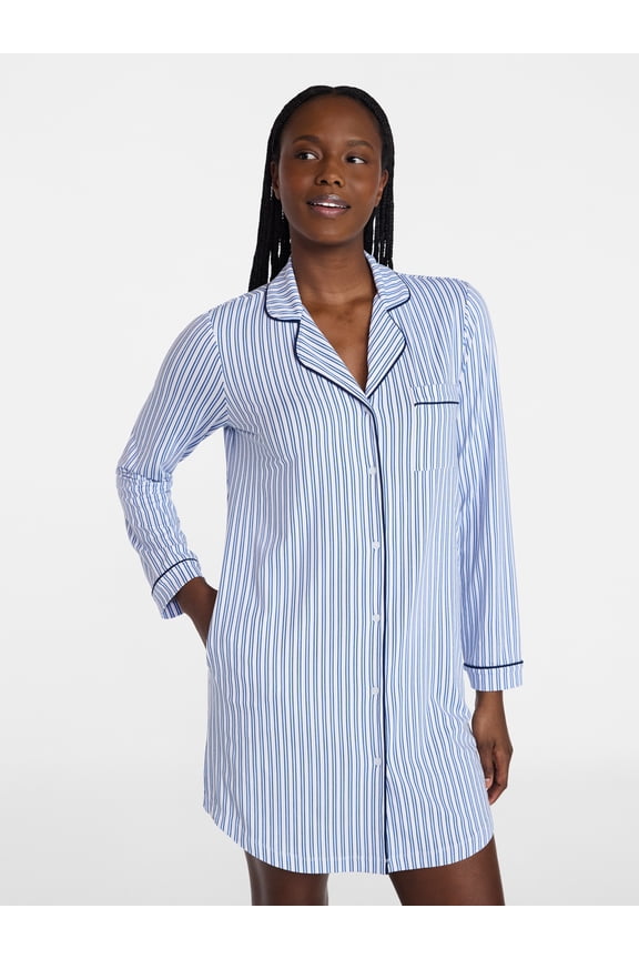 Women's Dreamy Soft Collection Long Sleeve Sleepshirt, Sizes S-4X