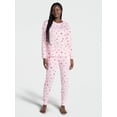thumbnail image 1 of Joyspun Women's Dreamy Soft Collection Long Sleeve Sleep Top and Joggers Pajamas Set, 2-Piece, Sizes XS-3X, 1 of 5
