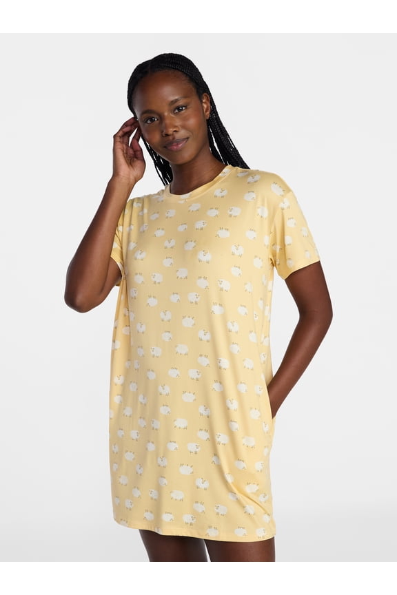 Women's Dreamy Soft Collection Short Sleeve Sleepshirt, Sizes S/M-2X/3X