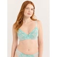 thumbnail image 1 of Joyspun Women’s Embroidery Built Up Lace Bralette, Sizes XS-3XL, 1 of 4