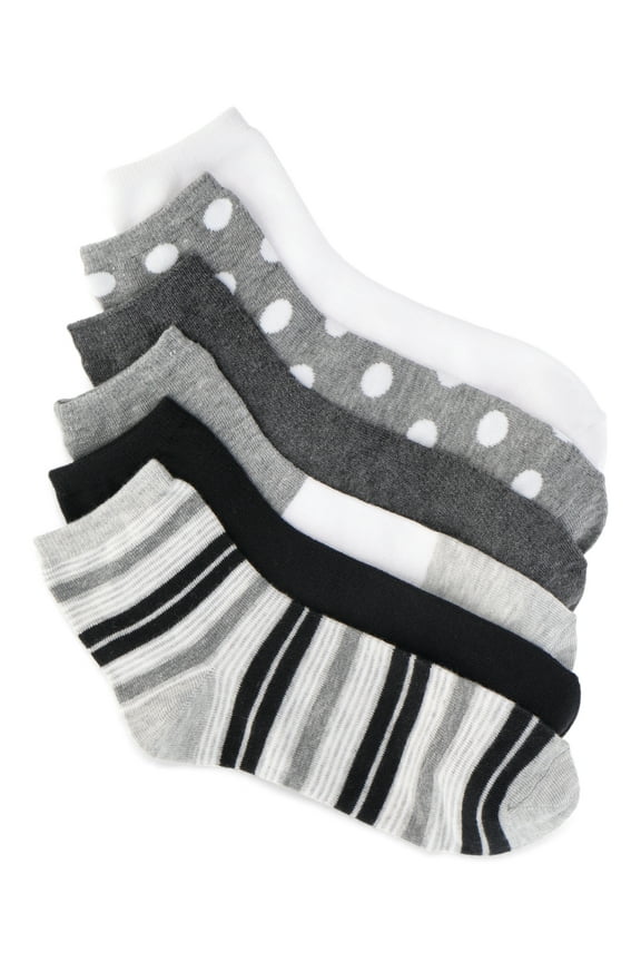 Women’s Essentials Ankle Dress Socks, 6-Pack, Fits Shoe Sizes 4-10