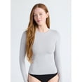 thumbnail image 1 of Joyspun Women’s Everyday Seamless Shirt with Long Sleeves, Sizes XS-3XL, 1 of 6