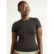 Joyspun Womens Everyday Seamless Shapewear T-Shirt, Sizes S-L