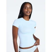 Joyspun Womens Everyday Seamless Shapewear T-Shirt, Sizes S-L