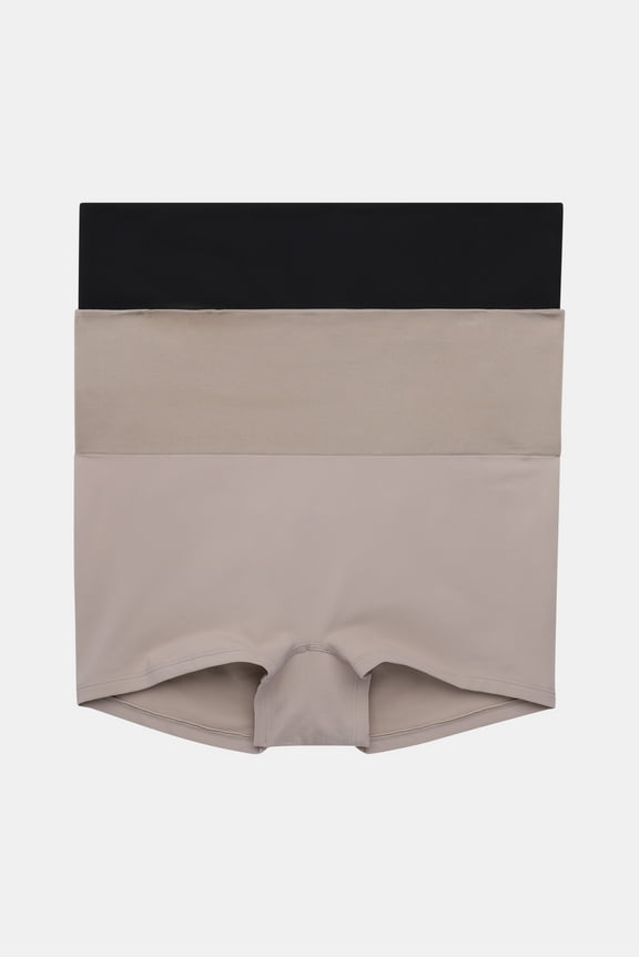 Women’s Everyday Smooth Boyshorts, 2-Pack, Sizes S-3XL