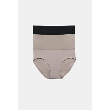 Joyspun Women's Everyday Smooth Briefs, 2-Pack, Sizes S-3XL