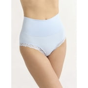 Joyspun Women's Everyday Smooth Briefs with Lace, Sizes S-XXXL