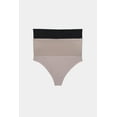 thumbnail image 1 of Joyspun Women's Everyday Smoothing Thong, 2-Pack, Sizes S-3X, 1 of 5