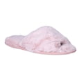 thumbnail image 1 of Joyspun Women's Faux Fur X-Band Slippers, 1 of 7
