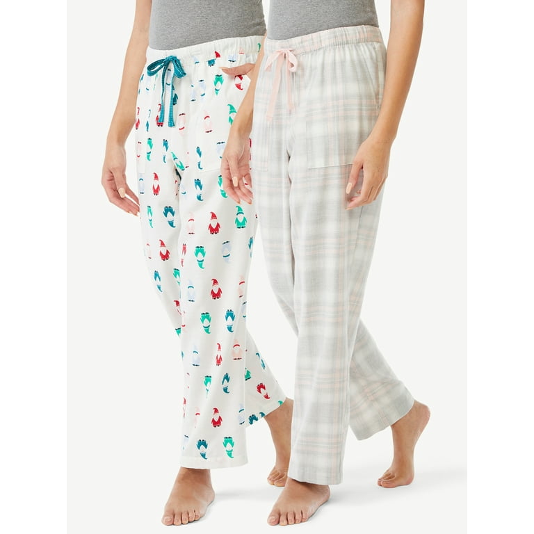 M-XXL Plus Size New Winter Flannel Women's Home Pants Couple Pajama Bottoms Sleep  Trouser Lounge