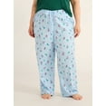 thumbnail image 1 of Joyspun Women's Flannel Sleep Pants, 30” Inseam, Sizes XS-3X, 1 of 6